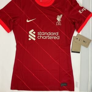 Nike Liverpool FC 2021 Home Soccer Jersey Red Women Size XS DB2539-688 Authentic